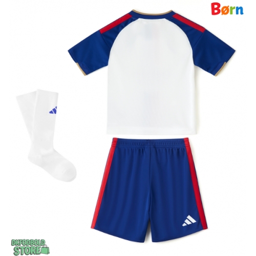 Olympique Lyonnais Replika Babytøj Hjemmebanesæt Børn 2026-27 Kortærmet (+ Korte bukser)